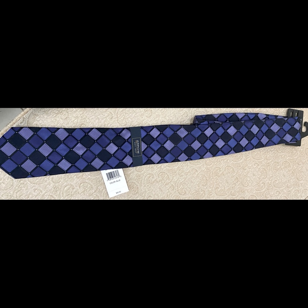 Arrow blue Tie